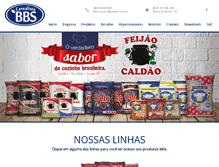 Tablet Screenshot of caldao.com.br